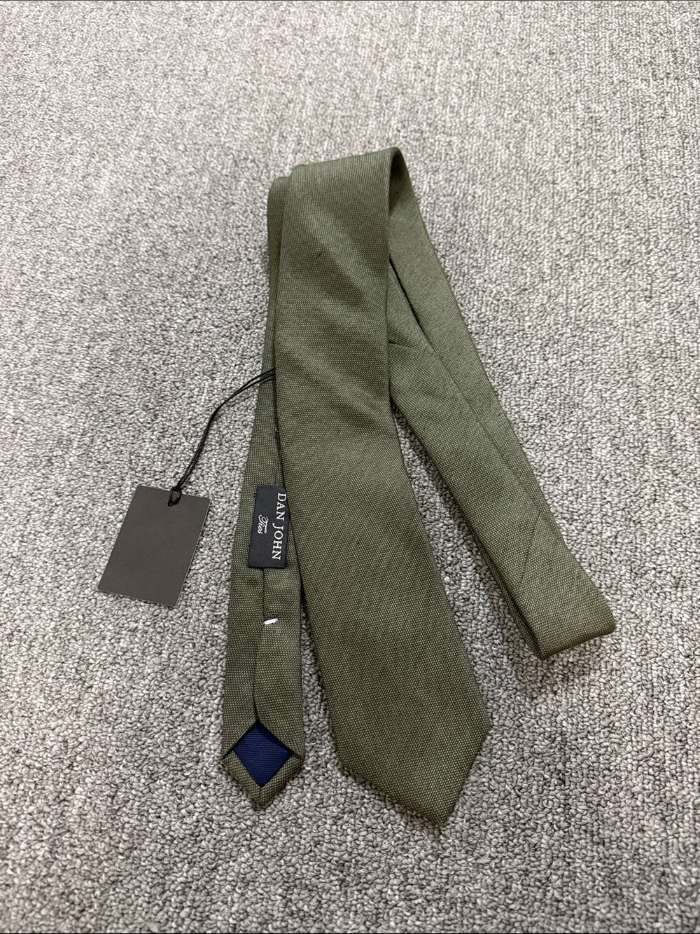 Olive Green Men's Necktie
